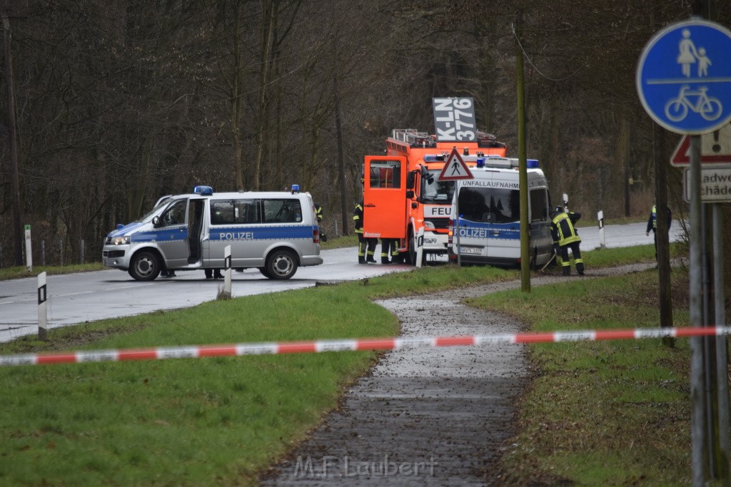 Schwerer VU Krad Pkw Koeln Porz Eil Grengeler Mauspfad P296.JPG - Miklos Laubert